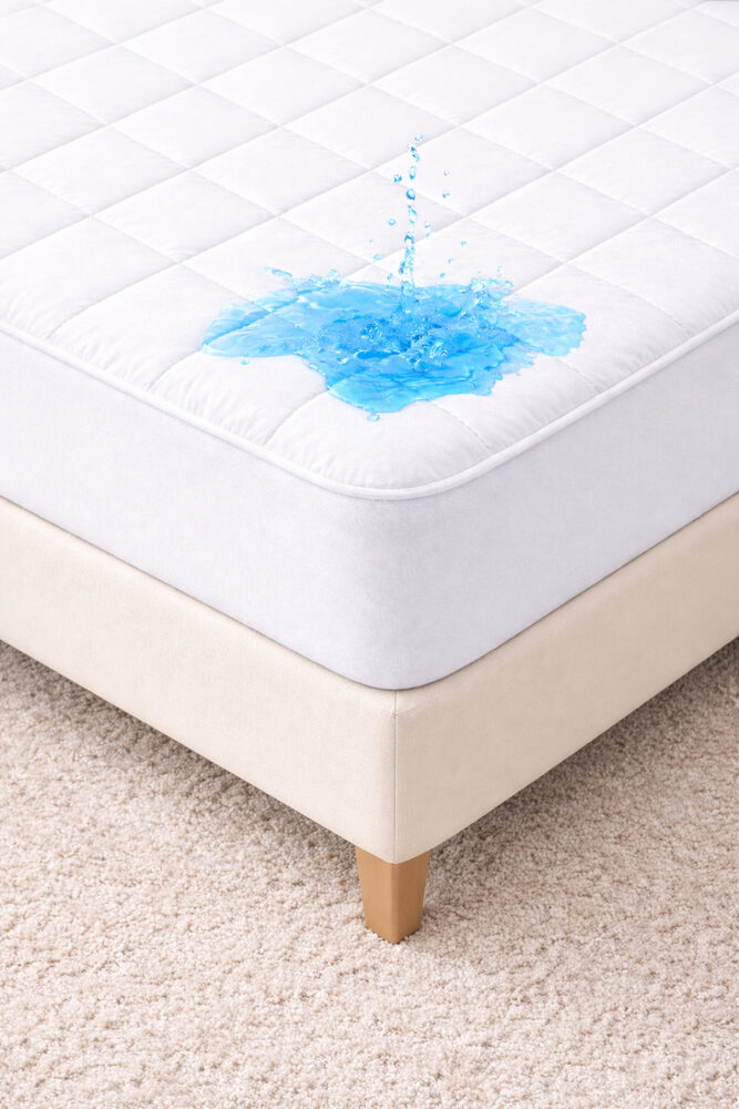 %100 Sıvı Geçirmez Kapitone Fitted Full Kenar Alez - Kolay Yıkanabilir